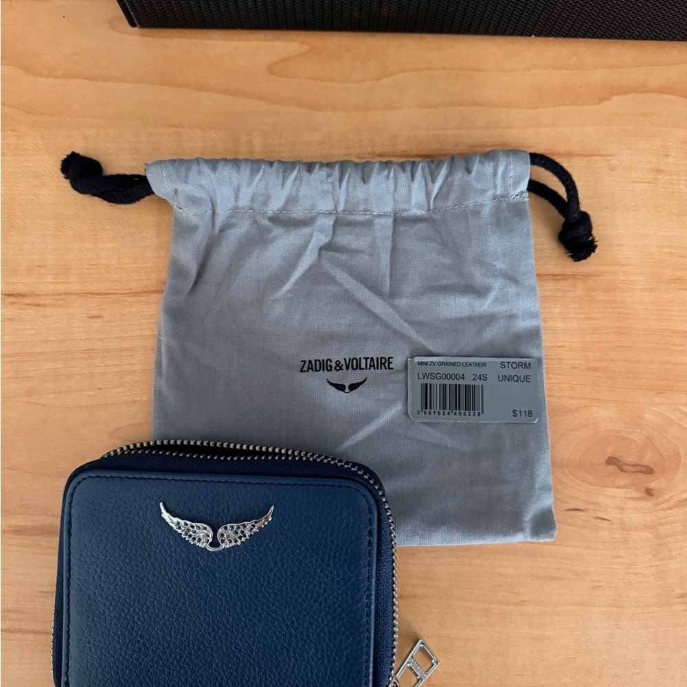 Zadig & Voltaire Navy Blue Men's Wallet